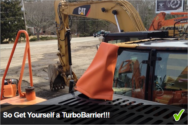 Turbobarrier Equipment Exhaust Covers for Hauling Diesel Equipment
